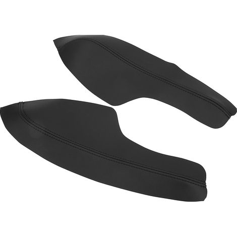 1 paire de housses d'accoudoirs de panneau de porte avant noires, accessoires intérieurs de remplacement pour Honda Civic 2016-2021 (1/5)