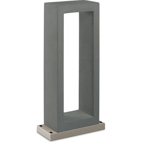 Baliza STONE IP65 LED COB 6W 400lm(240lm) CRI80 3000K 180º 535mm Concrete antracita (1/4)