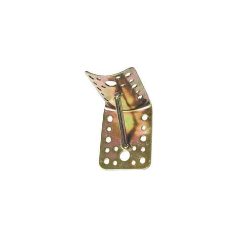 PIASTRA DI GIUNZIONE PIEGATA PER LEGNAME ART.937- - mm.65x85 - spessore mm.2 - 6 pezzi