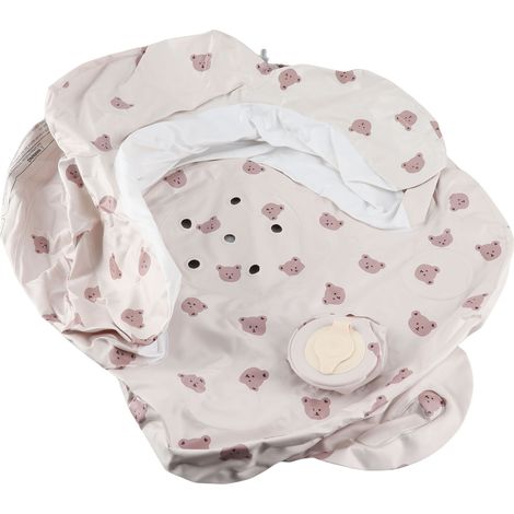 Siège de bain gonflable pour bébé, siège pliable pour tout-petit, chaise de bain sans danger, siège bébé aéré, chaise réglable (1/5)
