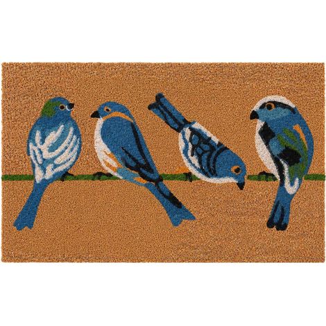 Coconut Animal Doormat, 60x40 cm, Non-Slip Backing (1/5)