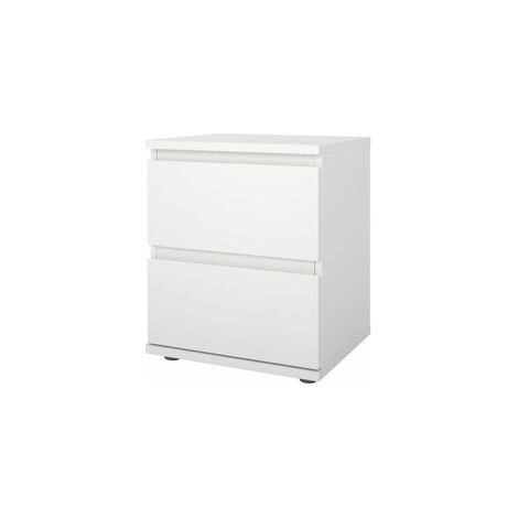 KIT COMODINO NOVA 2 CASS 40X34X48,2CM BIANCO
