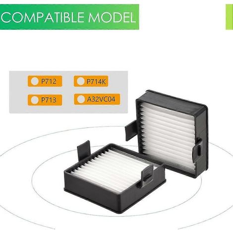 A32VC04 Filter für Ryobi P712 P713 P714K 18V Handstaubsauger, ersetzt die Teilenummern 019484001007 und 533907001. (1/5)