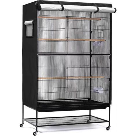BARKBUSTERS Housse pour cage à oiseaux, grande housse pour cage à oiseaux, filet pour cage à oiseaux d'intérieur et d'extérieur, housse multifonctionnelle résistante à la lumière pour cage à perroquet (1/5)