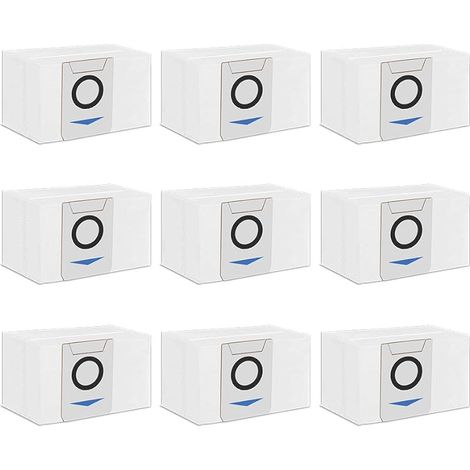 Paquete de 9 bolsas de repuesto desechables FOREHILL compatibles con los robots aspiradores Ecovacs Deebot X1 Plus y X1 Omni. (1/5)