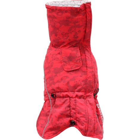 Giacca impermeabile Hiking Annapurna Rosso dettagli riflettenti protegge fino a -20C°: 30 cm