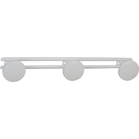 Appendiabiti Metallico Bg Laccato Bianco 3 Teste 42,5 (1/2)