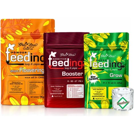 Green House Feeding 3-Teiliges Dünger Set Short Flowering – Kompakt Blütedünger (1/5)