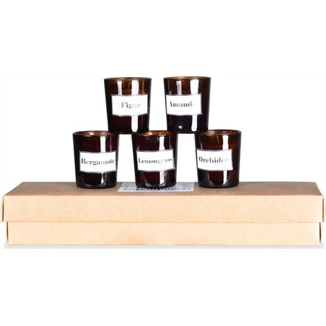 Coffret de 5 bougies parfumées Intemporels (1/4)