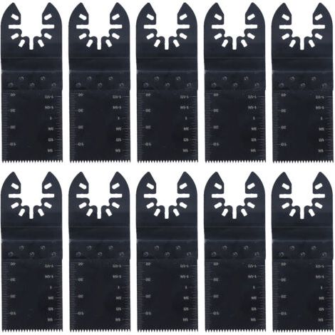 10 pièces scie oscillante, lame à dégagement rapide en acier haute vitesse lames d'outils électriques universelles 34mm