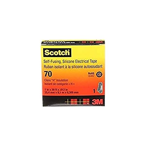 Scotch 3M Nastro Isolante in Silicone 25 mm x 9 m Grigio Chiaro (1/4)