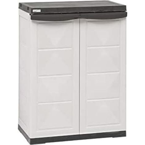 Armadio box basso Leader Cilvani in Resina Plastica per esterno 65x37x85 (1/3)
