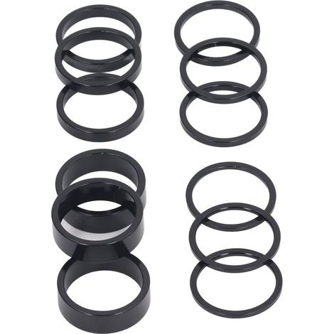 CANSUCC Rondelle de Réglage en Alliage d'Aluminium 28.6mm pour Guidon Vélo MTB et Route, Entretoise de Direction