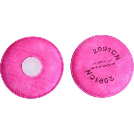 Masque anti-poussière Filtre respirateur coton 2091 P100 Compatible Séries 6000 7000,Protection antipoussière (1/5)