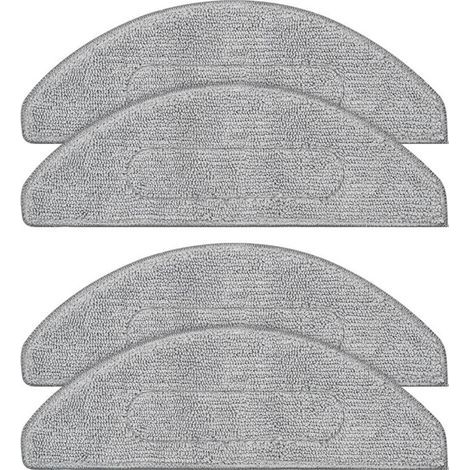 Lntyq Lot de 4 serpillères réutilisables compatibles avec iRobot Roomba Combo i5/i5+/j5/j5+, serpillère en microfibre lavable et kit d'accessoires de vêtements (1/5)
