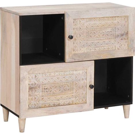 Sideboard Weiß 33,5 x 80 x 75 cm