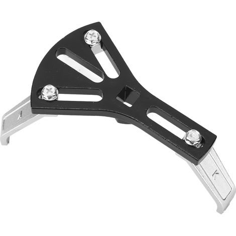 Clé démontage bouchon réservoir 115‑205mm, extracteur anneau carburant 3 griffes, outil aluminium voiture, dépose cache pompe à huile, universel. (1/5)