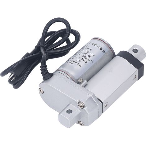 Actionneur linéaire électrique, course de 20 mm, poussée de 1000 N, pour machines et équipements, 12 V (1/5)