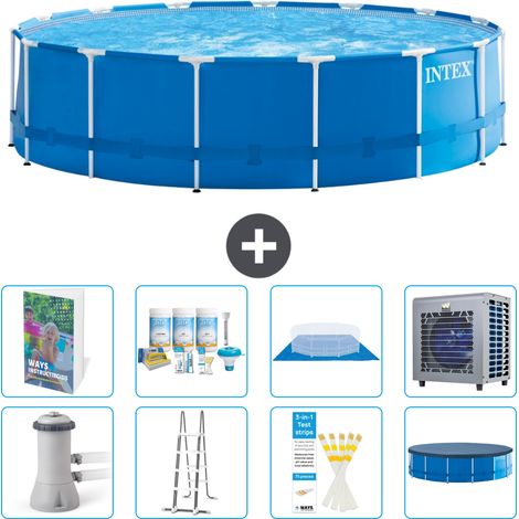 Intex Piscina con estructura Redonda - 457x122 cm - 9-piezas  S612 (1/4)