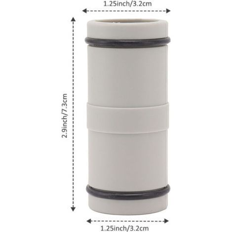Adaptateur de tuyau de piscine Raccord droit de 3,1 cm à 3,1 cm pour tuyau de piscine, vanne plongeante,de (1/3)