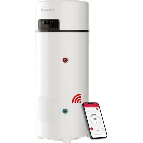 Ariston NUOS FIT WIFI 200L – Chauffe eau Thermodynamique Air Ambiant A+, R290, Cuve Titane, Made in France