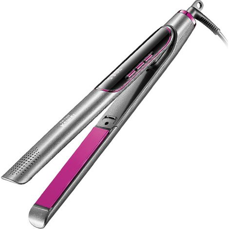 Fer à lisser et à boucler en céramique avec température réglable et chauffage rapide (1/5)