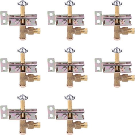 Compatible avec les supports de flamme unidirectionnels 8X, convient au gaz naturel ou au GPL, ensemble d'allumeur robuste à 3 trous pour propane/butane. (1/5)