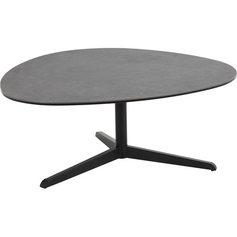 Barnsley Couchtisch 95 x 100 cm Glas Schwarz. (1/3)