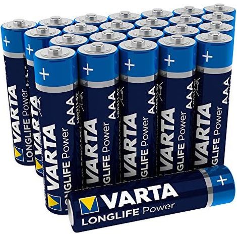Batterie Varta longlife power aaa - lr03 1,5 V AAA LR03 (24 Pezzi) (24 Unità)