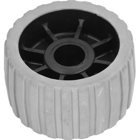 Roulement De Guidage Nervuré - Abs Et Caoutchouc Gris - Pour Bateau Yacht Remorque - Diamètre 17cm (1/5)