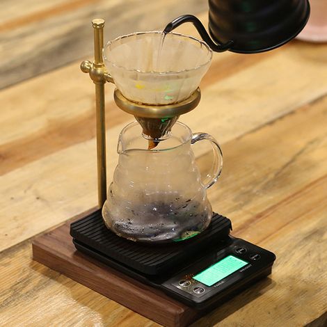Balance de cuisine électrique précise, balance à café avec minuterie, Mini plate-forme électronique de haute précision, pesage des aliments (1/5)