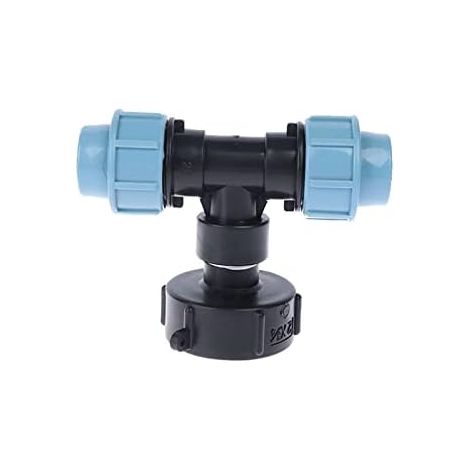 Adaptateur pour conteneur IBC, installation facile, utilisation pratique, raccord pour réservoir d'eau, raccord de tuyau en plastique de haute qualité, non toxique (1/3)
