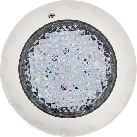 Luci LED ad alta potenza per piscina con cambio colore RGB remoto, IP68 impermeabile con 108 LED, luci subacquee interrate per piscina, laghetto, vasca da bagno, (bianco 1 pz)