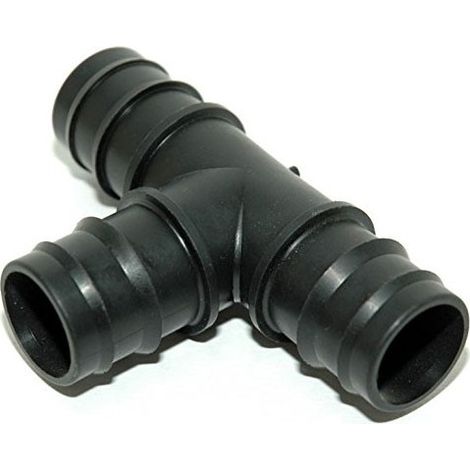 Raccordo portagomma a Tee a 90° per tubi in PE ø 25 x 25 x 25 IP6065000N250