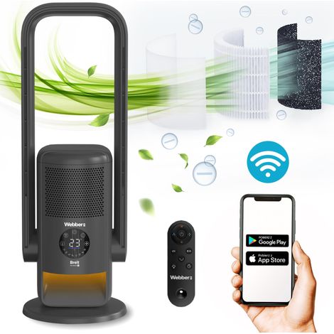 WLAN-Luftreiniger 20 m² Webber APG7800 Heizlüfter
