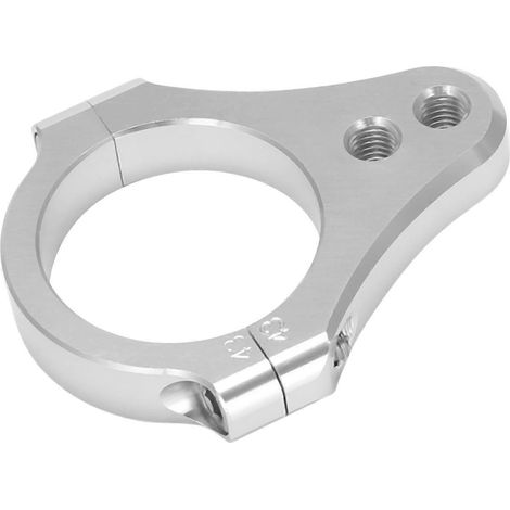 Collier de fixation universel de 43 mm pour fourche d'amortisseur de direction avec fixation par pied pour Honda, Suzuki, Kawasaki, Yamaha, Ducati et BMW - JBMEDIA (1/4)