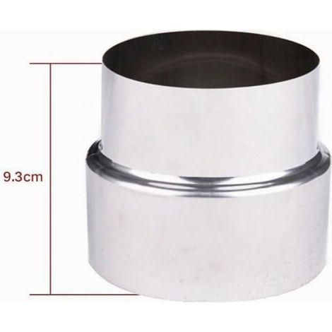 Reducteur De Cheminee - Acier Inoxydable - Pour Conduit Poêle Ø120 Vers Ø100 Mm - Chauffage Et Ventilation - 1 Piece (1/5)