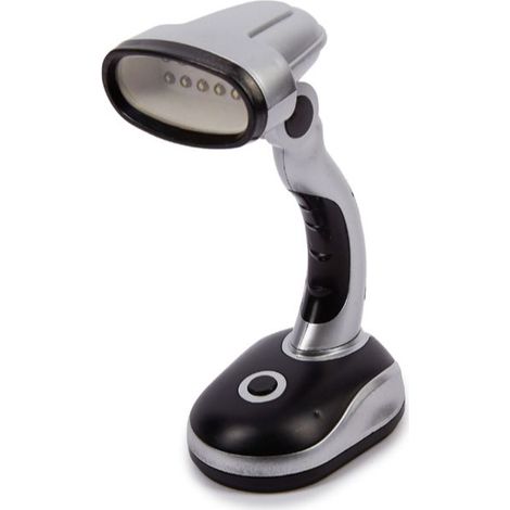 Lampe bureau led 12 diodes batterie portable camping nuit