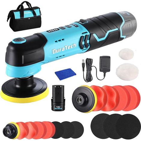 Wireless Car Polisher 12V, Mini Polisher 50+80mm