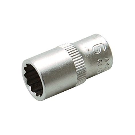 BGS Steckschlüssel-Einsatz Zwölfkant Antrieb Innenvierkant 6,3 mm (1/4") SW 9 mm - 10779