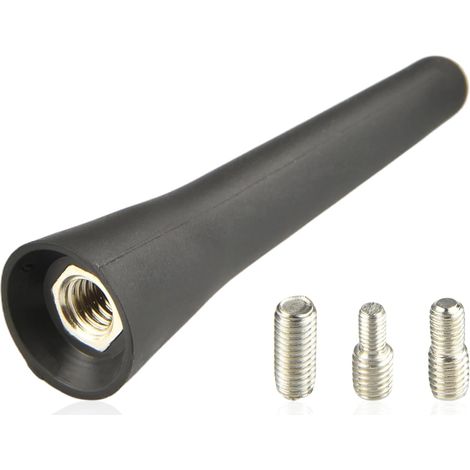 Antenne Radio Voiture FM AM Dab 50 ohms 6,5cm Mini Antenne Voiture avec 3 Vis M4/M5/M6, pour la Réception Radio FM AM Dab (1/5)