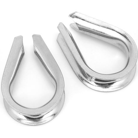 Colliers de serrage pour câbles marins en acier inoxydable de 14 mm, anneaux de protection pour câbles, cosses (1/5)
