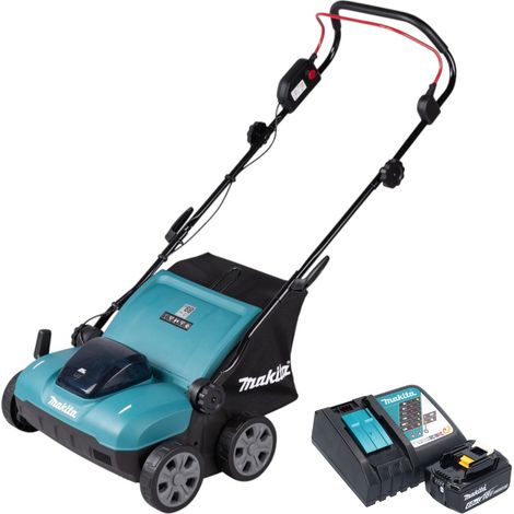 Scarificatore a batteria Makita DUV 320 RG 18 V 32 cm 30 l Brushless + 1x batteria 6,0 Ah + caricabatterie (1/5)