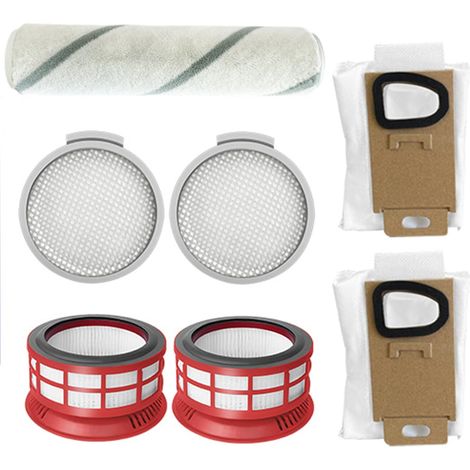 Ensemble accessoires Roborock H7 - Rouleau brosse filtres sacs (1/5)
