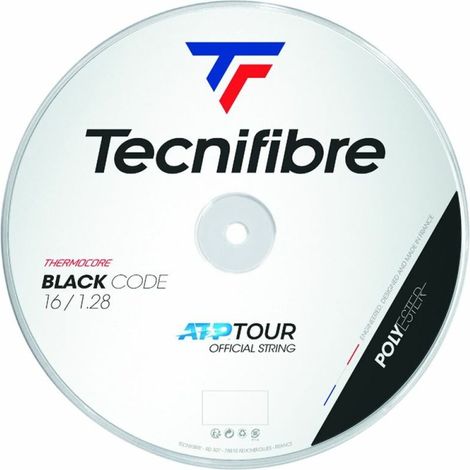 Bobine de cordage - TECNIFIBRE - Black Code 1.28mm - 200m - Monoconducteur - Noir (1/2)