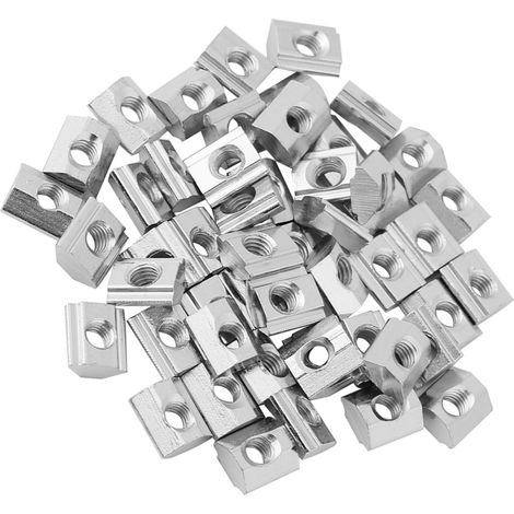 Vernickelte Gleit-T-Nutmutter aus Kohlenstoffstahl für Aluminiumprofilzubehör (EU20 M5) (1/5)