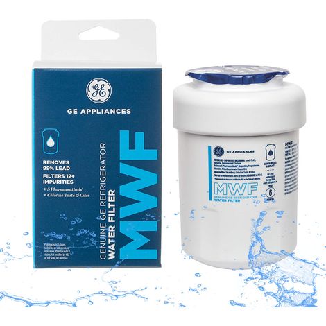 Pièces détachées pour réfrigérateur GE-MWF nouveau filtre à eau pour élément filtrant pour réfrigérateur compatible avec 46-9991 (1/4)