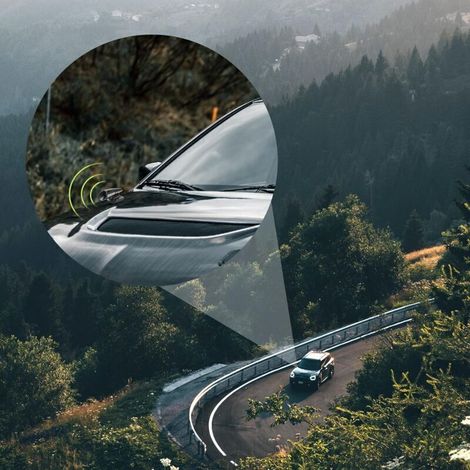 Fischietto per cervi, avviso per la fauna selvatica, fischietto ultrasonico per auto, veicoli, motociclette, nero, avviso per cervi