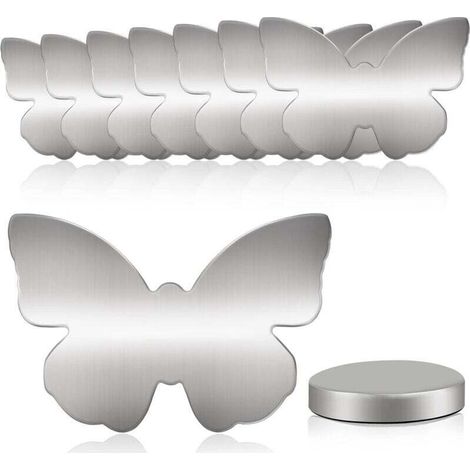 Lot de 8 poids de nappe, papillon magnétique, 55 g, poids magnétiques extra lourds pour nappes, rideau, rideau de douche etc.