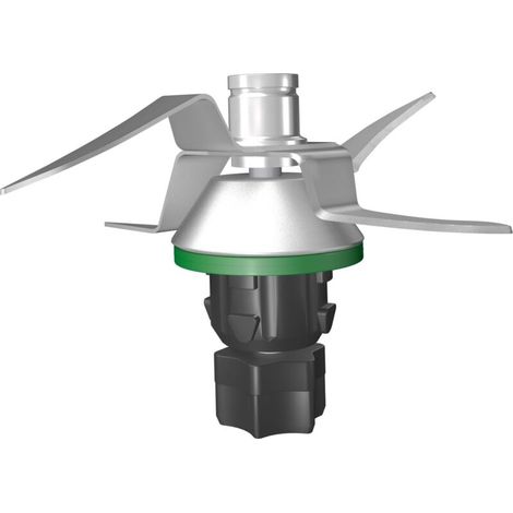UlisemCouteau compatible avec Vorwerk Thermomix TM5 et TM6, couteau de rechange avec 4 lames, couteau mélangeur ultra tranchant en acier inoxydable, couteau de rechange (1/4)